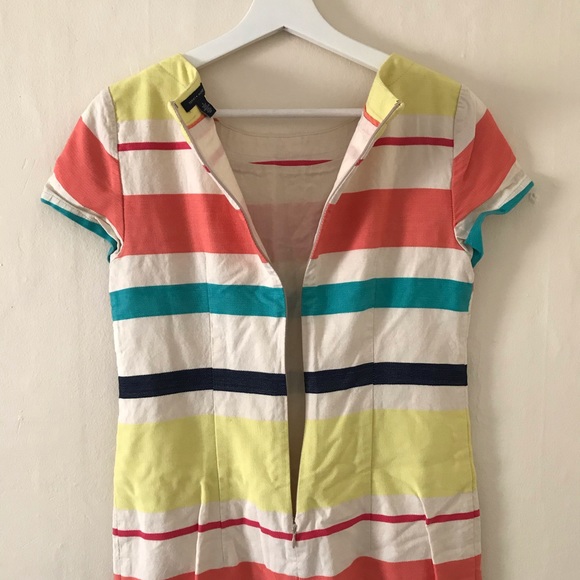 Tommy Hilfiger Colorful Striped Spring Dress Sz 6 - Picture 7 of 7
